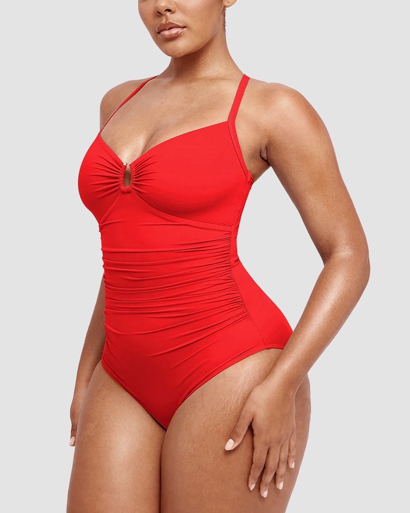 Sienna | Formande baddräkt med elegant cut-out – För en självsäker sommarlook