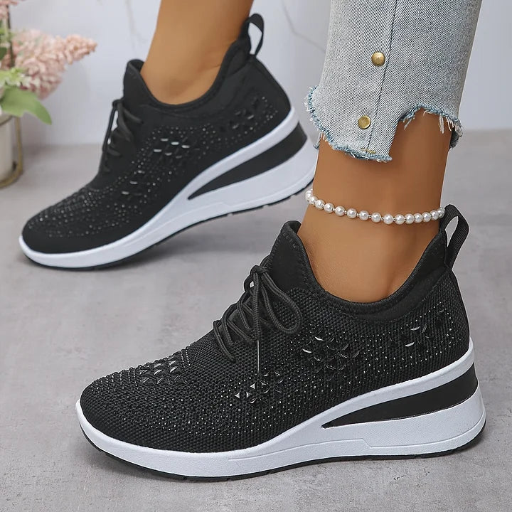 Giselle | Ortopediska sneakers med gnistrande strass