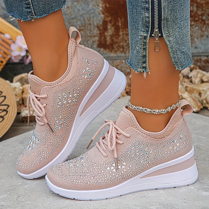 Giselle | Ortopediska sneakers med gnistrande strass