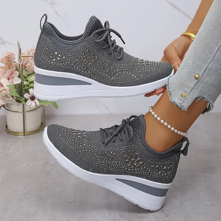 Giselle | Ortopediska sneakers med gnistrande strass