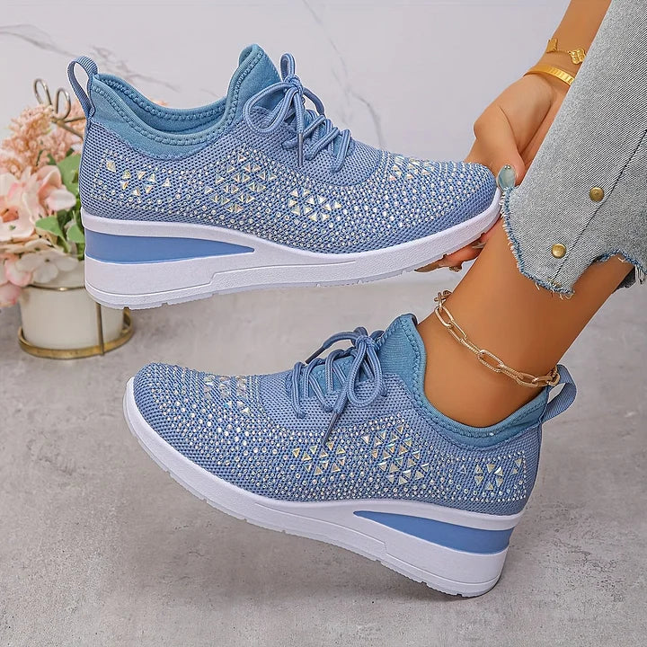 Giselle | Ortopediska sneakers med gnistrande strass