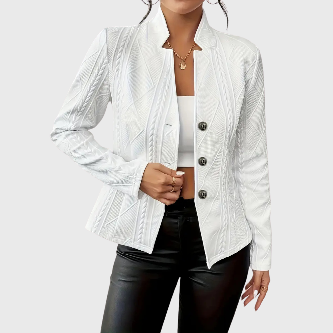 Carin | Blazer med eleganta detaljer