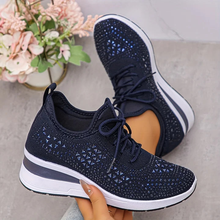 Giselle | Ortopediska sneakers med gnistrande strass