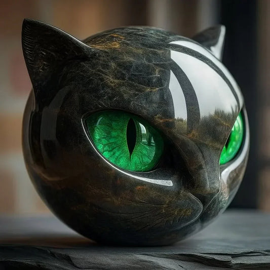 Lovera | Mystisk svart katt skulptur
