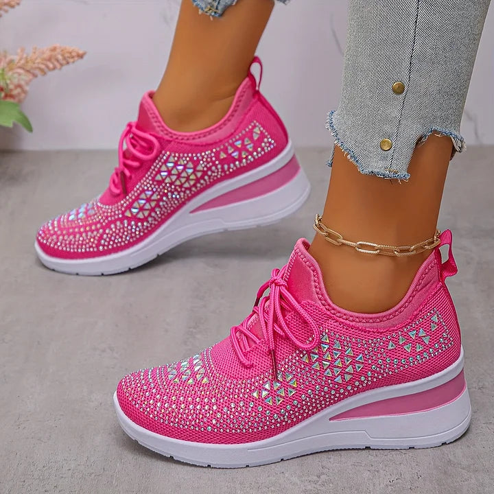 Giselle | Ortopediska sneakers med gnistrande strass
