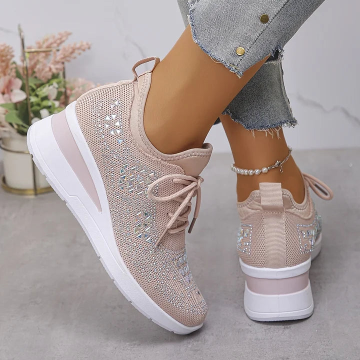 Giselle | Ortopediska sneakers med gnistrande strass