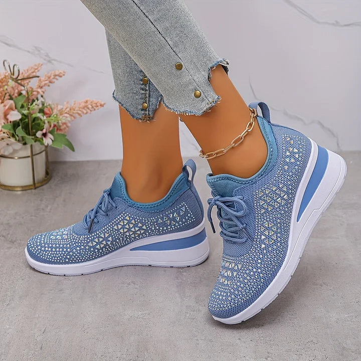 Giselle | Ortopediska sneakers med gnistrande strass