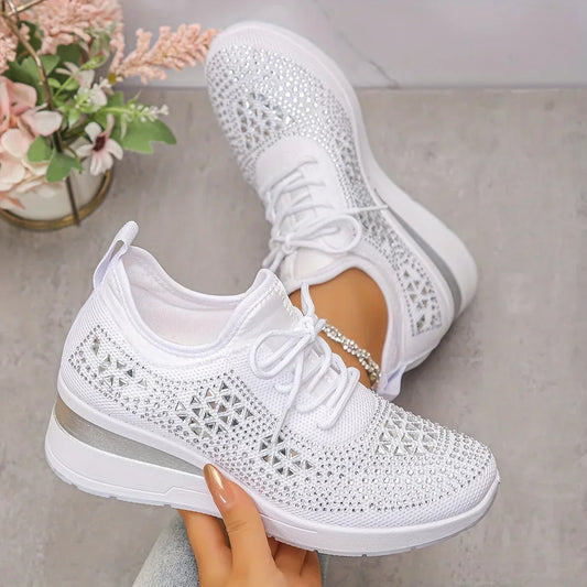 Giselle | Ortopediska sneakers med gnistrande strass
