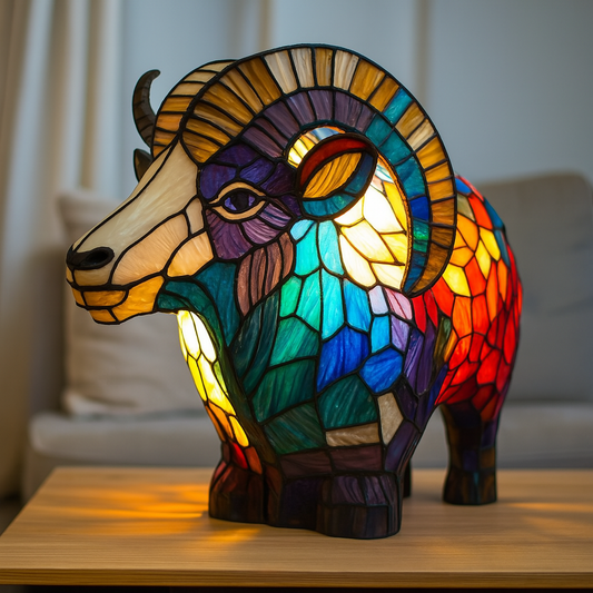 Jip | Magisk Lampa i Färgat Glas
