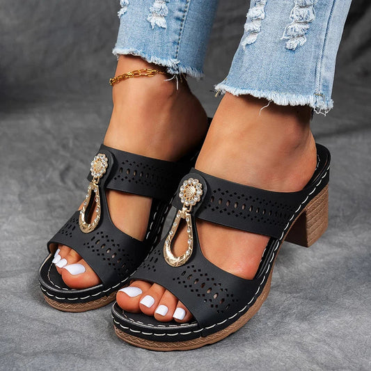 Annika™ – Snygga och bekväma ortopediska sandaler