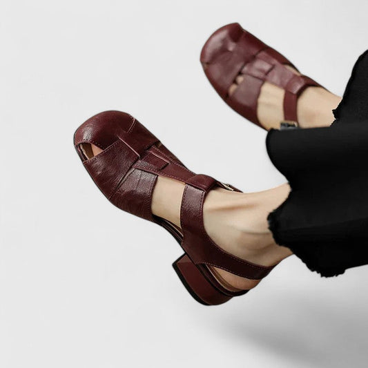 Helen™ | Eleganta lädersandaler