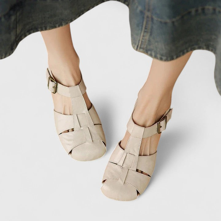 Helen™ | Eleganta lädersandaler