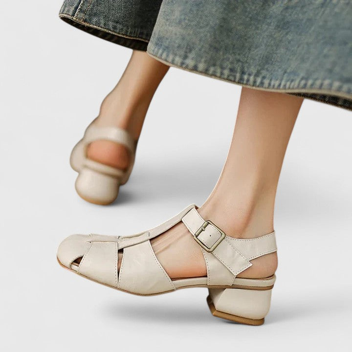 Helen™ | Eleganta lädersandaler