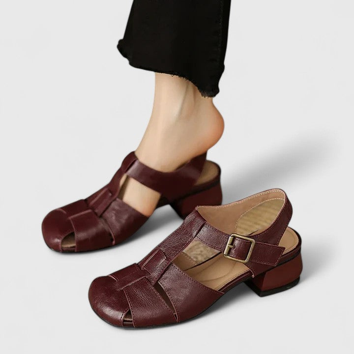 Helen™ | Eleganta lädersandaler