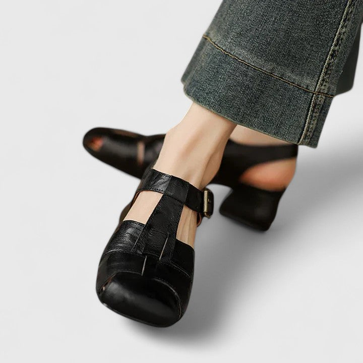 Helen™ | Eleganta lädersandaler