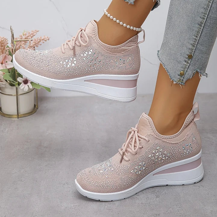 Giselle | Ortopediska sneakers med gnistrande strass