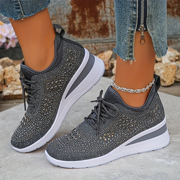 Giselle | Ortopediska sneakers med gnistrande strass