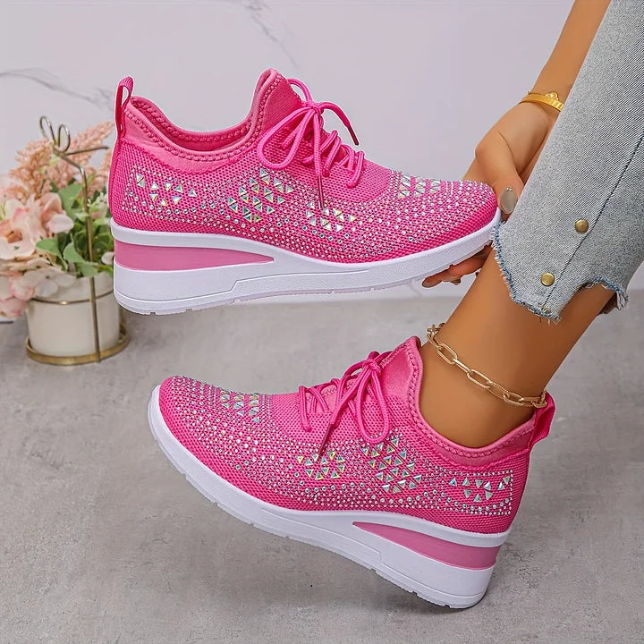 Giselle | Ortopediska sneakers med gnistrande strass