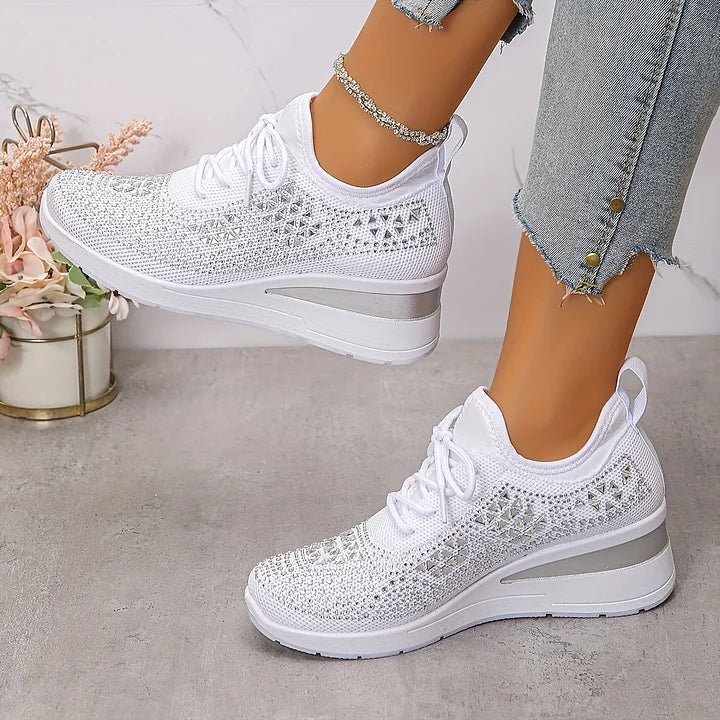Giselle | Ortopediska sneakers med gnistrande strass