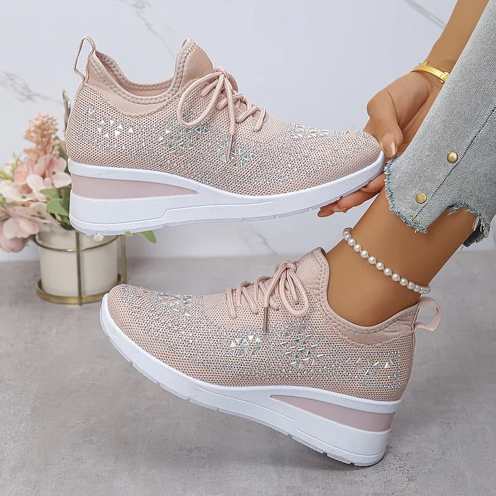 Giselle | Ortopediska sneakers med gnistrande strass