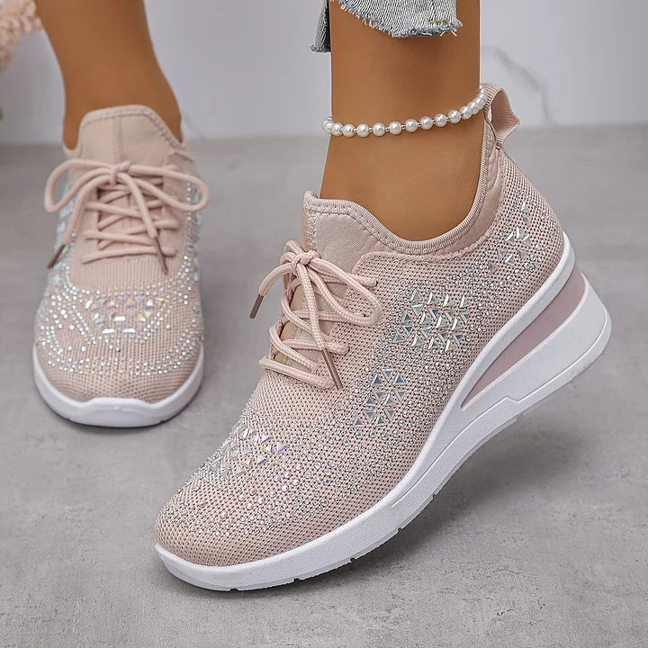 Giselle | Ortopediska sneakers med gnistrande strass