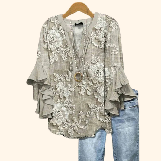 Maja | Blommig blus